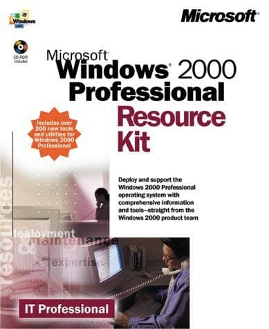 Tapa de Microsoft Windows 2000 Professional Resource Kit