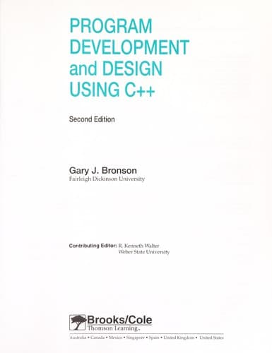 Tapa de Program development and design using C++