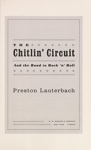 Tapa de The chitlin' circuit