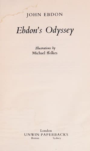 Tapa de Ebdon's Odyssey