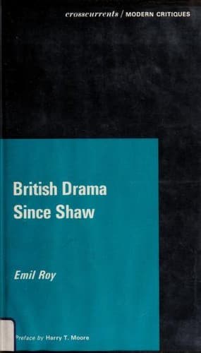 Tapa de British drama since Shaw