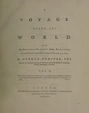 Tapa de A voyage round the world, in His Britannic Majesty's sloop, Resolution, commanded by Capt. James Cook, during the years 1772, 3, 4, and 5