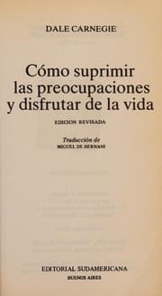 Tapa de Como Suprimir Las Preocupaciones