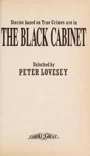 Tapa de The Black Cabinet