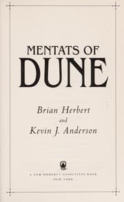 Tapa de Mentats of Dune