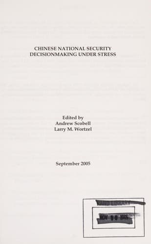 Tapa de Chinese National Security