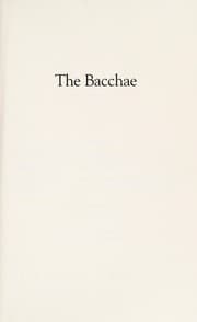 Tapa de The Bacchae