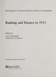 Tapa de Banking and finance to 1913
