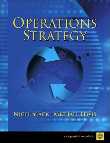 Tapa de Operations Strategy