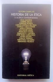 Tapa de Historia de la ética : La ética contemporánea : v3