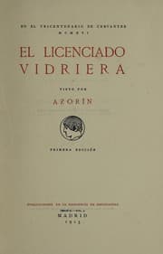 Tapa de El licenciado vidriera