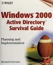 Tapa de Windows 2000 active directory survival guide