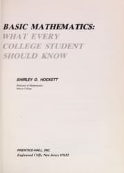 Tapa de Basic mathematics