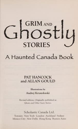 Tapa de Grim and ghostly stories