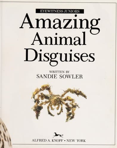 Tapa de Amazing animal disguises
