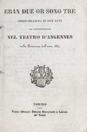 Tapa de Eran due or sono tre