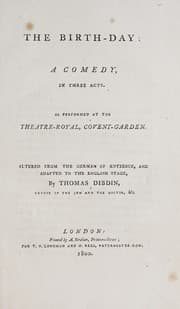 Tapa de The birth-day