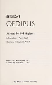 Tapa de Seneca's Oedipus