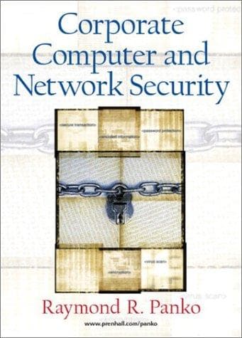 Tapa de Corporate Computer and Network Security