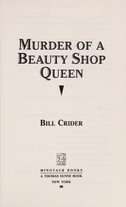 Tapa de Murder of a beauty shop queen
