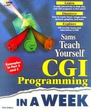 Tapa de Sams' teach yourself CGI programming in a week