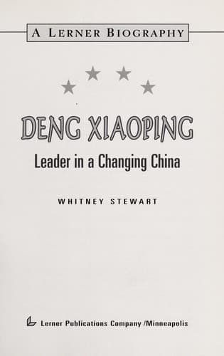 Tapa de Deng Xiaoping