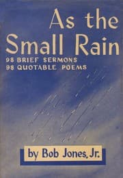 Tapa de "As the small rain"