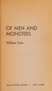 Tapa de Of men and monsters