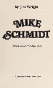 Tapa de Mike Schmidt, baseball's young lion
