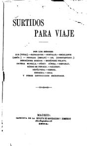 Tapa de Surtidos para viaje