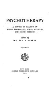 Tapa de Psychotherapy (Centre Publishing Co.). v.1, 1908