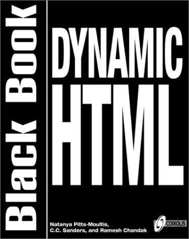 Tapa de Dynamic HTML black book