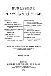Tapa de Burlesque plays and poems