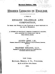 Tapa de Higher lessons in English