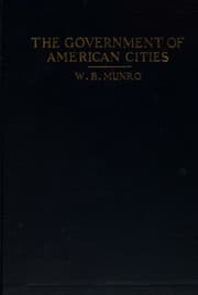 Tapa de The government of American cities