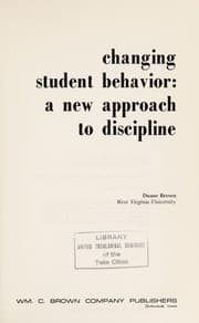 Tapa de Changing student behavior