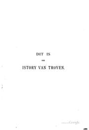 Tapa de Dit is die istory van Troyen van Jacob van Maerlant
