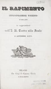 Tapa de Il rapimento