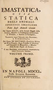 Tapa de Emastatica, o sia statica degli animali ...