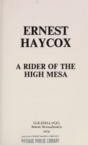 Tapa de A rider of the high mesa