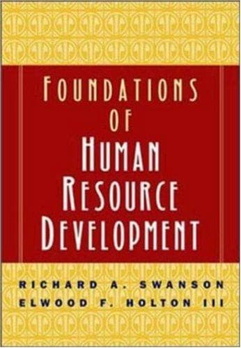 Tapa de Foundations of human resource development