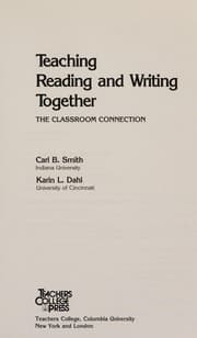 Tapa de Teaching reading and writing together