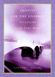Tapa de Quotes for the Journey, Wisdom for the Way