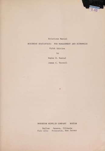 Tapa de Solutions manual