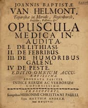 Tapa de Johannis Baptistae van Helmont ... Opera omnia