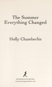 Tapa de The summer everything changed