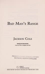 Tapa de Bad Man's Range