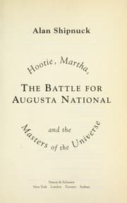 Tapa de The battle for Augusta National