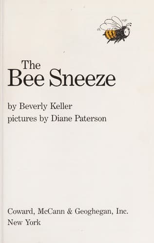 Tapa de The bee sneeze