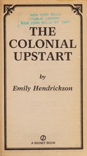 Tapa de The Colonial Upstart